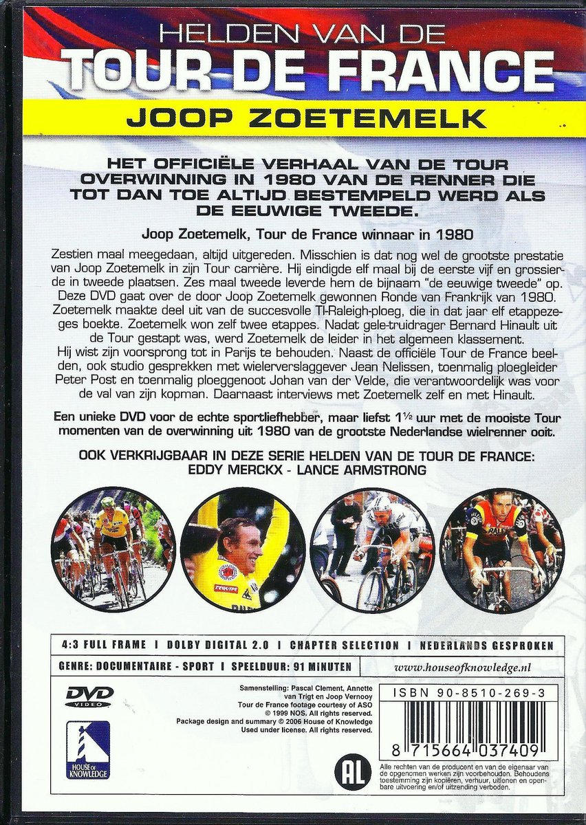 Signed Joop Zoetemelk Photo Display - Tour De France Icon