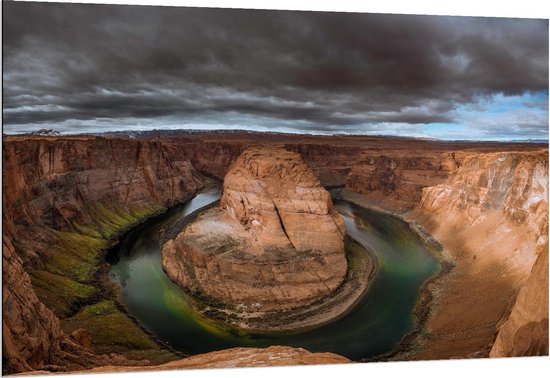 Dibond - Glen Canyon National Recreation Area - VS - 150x100cm Foto op Aluminium (Met Ophangsysteem)