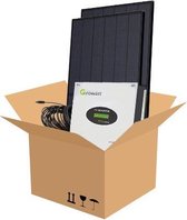 6 Zonnepanelen 340 Wp Qcells Q.Peak DUO BLK-G9 - Omvormer Growatt 2000S