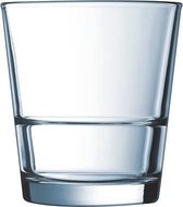 Stack up Tumbler set - Waterglazen - Drinkglazen - Luxe Whiskeyglazen - 32cl - 6 stuks