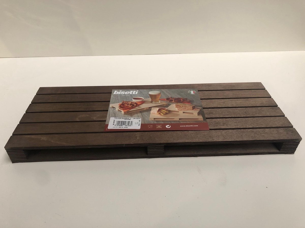 Pallet Presenteerplank L Donker 40x15xh3cm