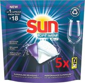 Sun Optimum All-in 1 Regular - Kwartaalbox - 90 Vaatwastabletten - Vaatwascapsules 5x18 NIEUW VOORDELIG