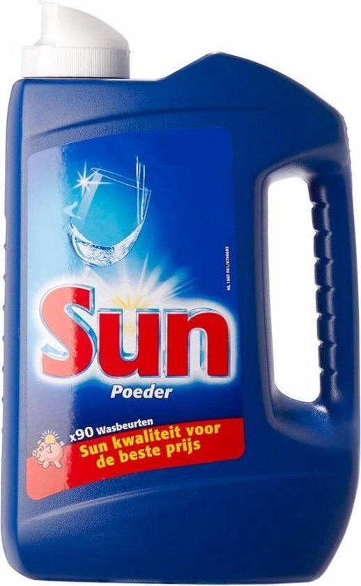 Sun Normaal Vaatwaspoeder - 4 x 3Kg - Voordeelverpakking | bol.com