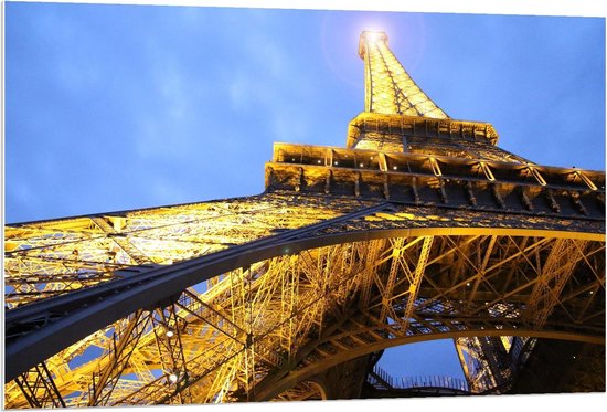 Forex - Foto van Eiffeltoren Onderkant - Foto op Forex
