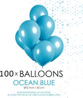 Ballonnen - Oceaan blauw - 30cm - 100st.