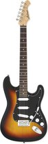 Aria STG-003 MBL STG Series metallic blauwe Stratocaster elektrische gitaar