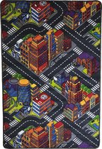 Speelkleed - Verkeerskleed - speeltapijt -  Stratentapijt - Smart City 100 x 150 cm - Design 13