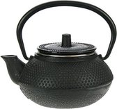 Kobe Theepot met Filter - 1pers 0,3l - ø13x11xh8cm - Gietijzer tsp68 - Zwart