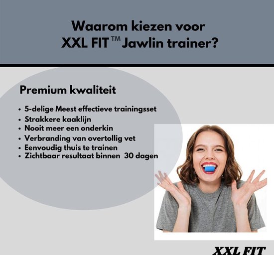 XXL FIT™ jawline formateur - Kin Entraîneur - Entraîneur Jaw - jawline -  jawline