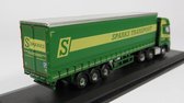 Mercedes Benz ACTROS CURTAINSIDE SPARKS TRANSPORT 1:160