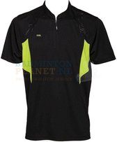 RSL T-shirt Badminton Tennis Zwart/Geel Dames maat L