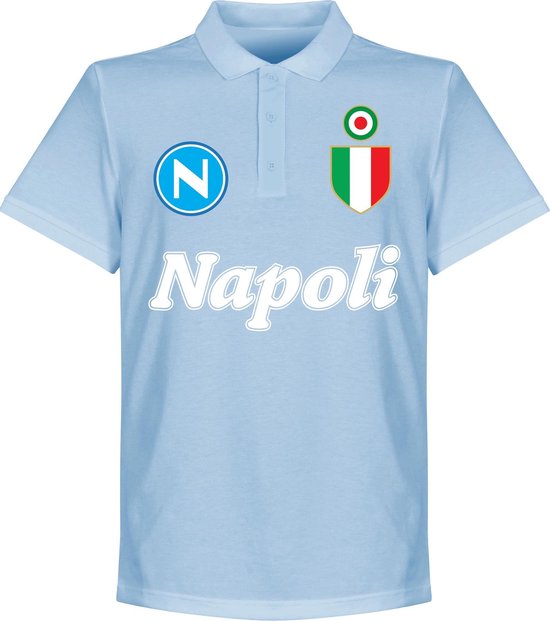 Polo Napoli Team - Bleu Clair - XL | bol.