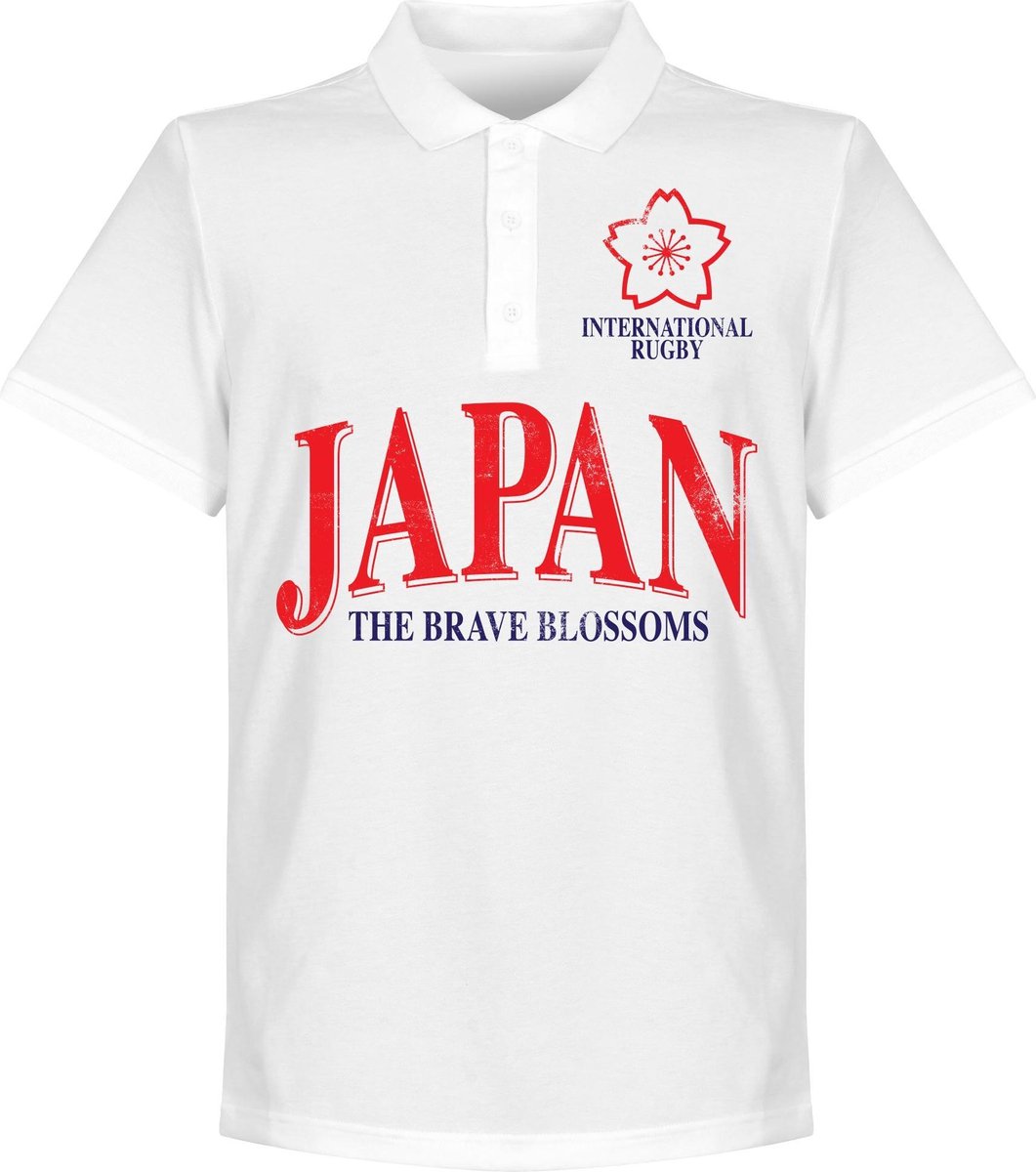 Japan Rugby Polo - Wit - XXXL