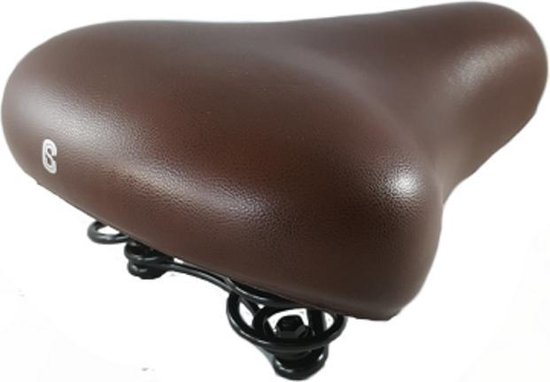 Selle Comfort XL zadel fiets bruin, comfortabel, classy en waterdicht |  bol.com