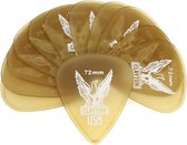 Clayton Ultem Gold standaard plectrum 0.72 mm 6 pack