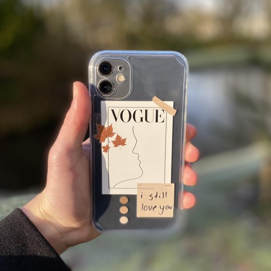 de sneeuw Heiligdom Dezelfde iPhone Case - Vogue Fashion - Transparant & Goede bescherming - Apple  iPhone Xr hoesje... | bol.com