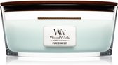 Woodwick Heartwick Flame Ellipse Geurkaars - Pure Comfort