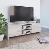 TV meubel - hoogglans wit - industrieel - hout - kast - tvmeubel - modern - L&B Luxurys