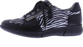 Verhulst - Demi sneaker - zwart zebra - wijdte H - maat 4