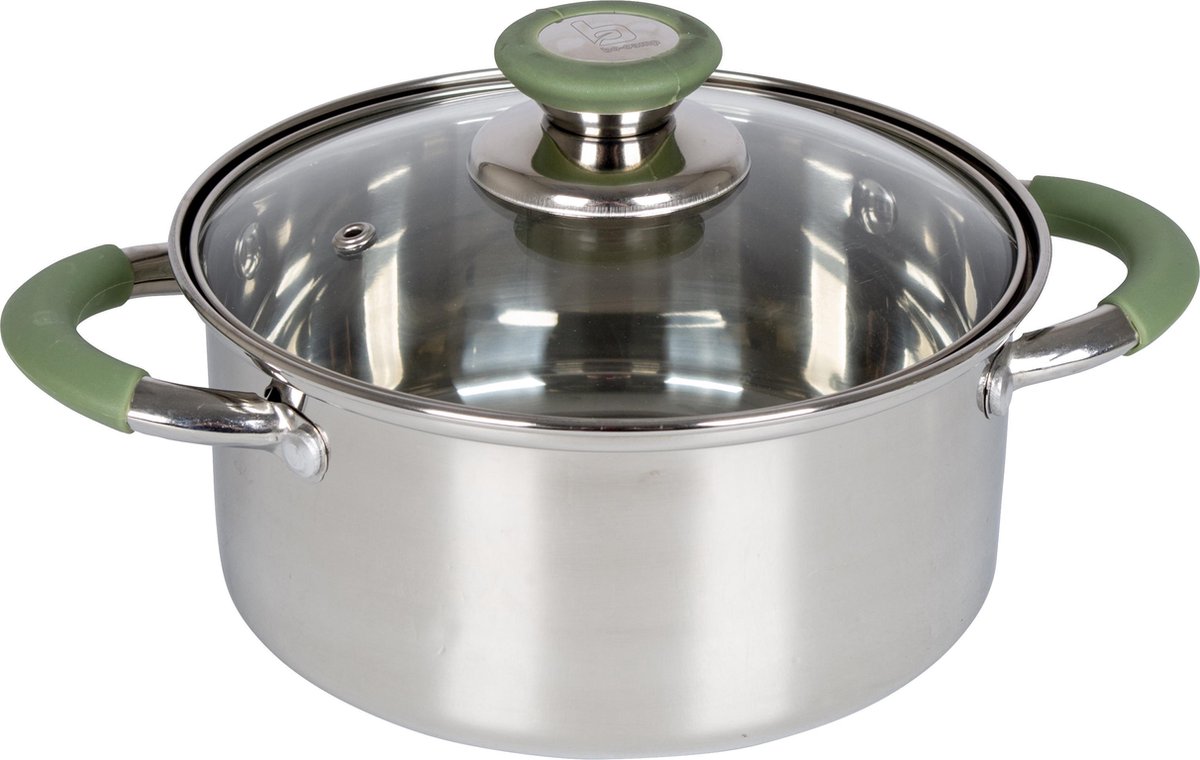 Bo-Camp Pan - Elan - Laag - RVS - Ø 18x9 cm