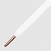 Mr. Lacy Flatties White-Rose Gold metalen tips 130cm - One size