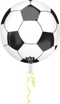 Orbz Ballon Orbz 38 X 40 Cm Folie Zwart/wit