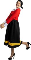 FUNIDELIA Olijfje Kostuum - Popeye voor vrouwen - Maat: S - Rood