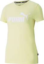 Puma T-shirt - Vrouwen - geel/wit