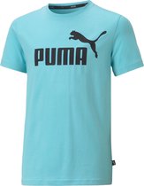 Puma Essentials kinder sport t-shirt - Blauw - Maat 164