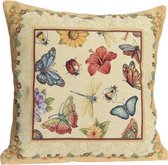 Kussenhoes - Butterfly - Zonnebloem - Vlinder - Libelle