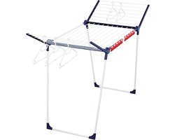 Leifheit droogrek Pegasus 200 Solid - met kleine kledingstukken houders - 20 m drooglengte