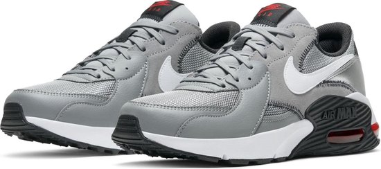 Nike Sneakers - Maat 46 - Mannen - grijs/wit/zwart/rood | bol.com