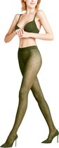 FALKE Dot 15 DEN Dames Panty - Groen - Maat S