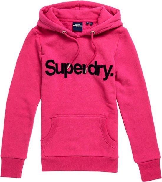 bibliotheek olifant Civic Superdry Dames Trui Core Logo Hoodie met flockprint | bol.com