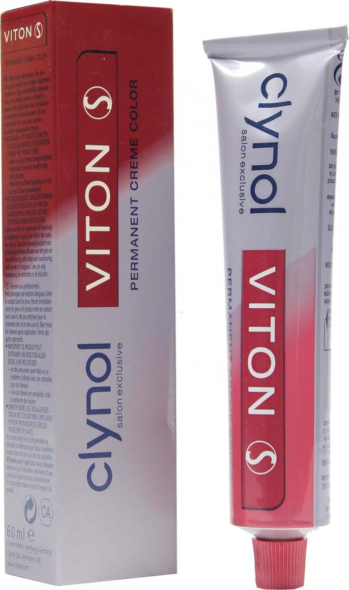 Clynol Viton S Permanent Creme Color - different Shades - Haarkleur - Bruin - Rood - 60ml - # 6.4 Dark Blonde Red Brown