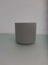Bloempot grijs