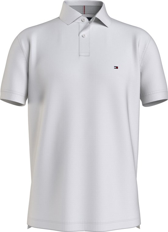 Tommy Hilfiger - 1985 Polo Wit - Slim-fit - Heren Poloshirt Maat L
