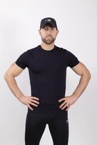 Oranĝo S/S Sportshirt Heren - Maat M