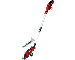 Einhell Accu Gras-/Heggenschaar GE-CG 18/100 Li T Solo - Power X-Change - 18 V/Li-Ion - Telescoopsteel - Knipbreedte grasschaar: 10 cm - Snoeibreedte heggenschaar: 20 cm - Excl. accu en lader