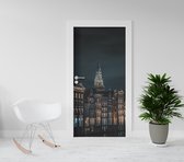 Deursticker Amsterdam 2 - 100 x 250 cm - Gratis installatie-kit - Snelle levering