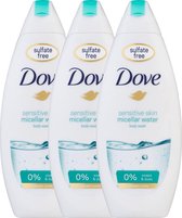 Dove Douchecreme Sensitive Skin Voordeelverpakking | 3 x 250 ml