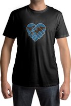 World Peace T-shirt - Heren - Maat XL - Zwart