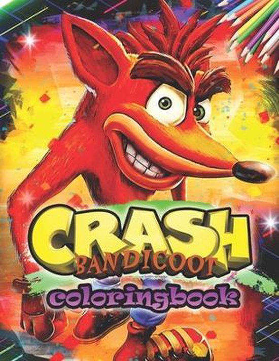 Crash Bandicoot Coloring Book Crash Bandicoot Coloring Book, Glen