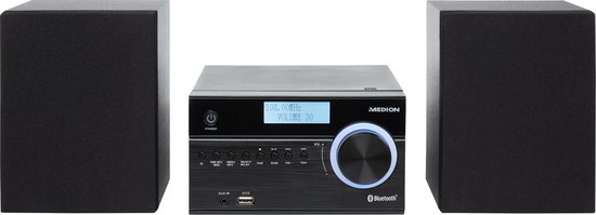 dat is alles entiteit Bewijzen MEDION LIFE P64187 - DAB+ Audiosysteem - FM radio - Bluetooth - USB- aansluiting - AUX... | bol.com