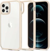 Spigen Ultra Hybrid Apple iPhone 12/12 Pro Hoesje - Sand Beige