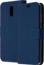 Nokia 2.3 Hoesje Met Pasjeshouder - Accezz Wallet Softcase Bookcase - Blauw
