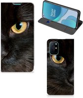 Beschermhoesje OnePlus 8T Telefoonhoesje Zwarte Kat