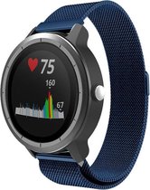 Milanees Smartwatch bandje - Geschikt voor  Garmin Vivoactive 3 Milanese band - blauw - Horlogeband / Polsband / Armband