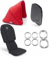 Bugaboo Ant - Style Set Compleet - Zwart/Rood