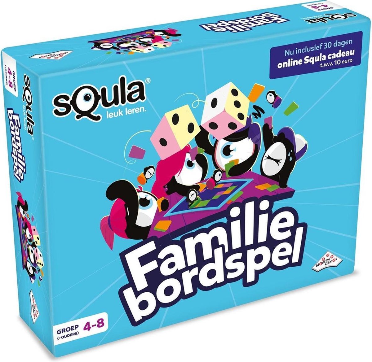 Squla Familiebordspel - voor groep 4-8 + ouders